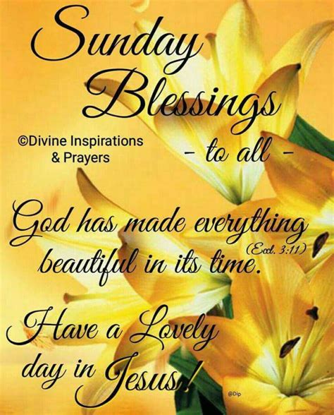 Sunday Blessed Quotes Inspiration