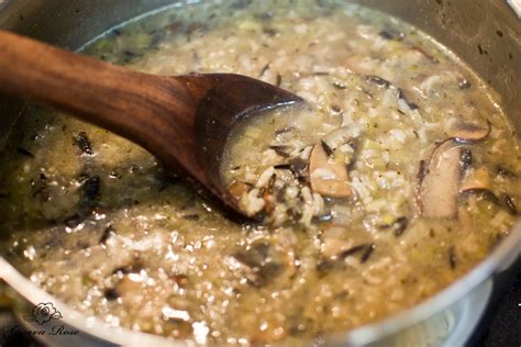 Wild Rice Leek And Mushroom Soup Guava Rose