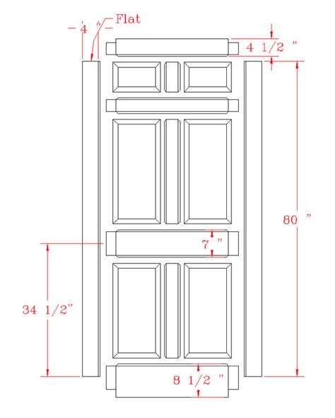The premium, bespoke option for a custom built door service is usually available as well. Standard Door Dimensions