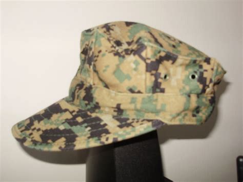 House Of The Brave Usmc Woodland Marpat Cap Genuine Military Issued Item