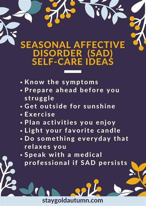 Self Care For Seasonal Affective Disorder Self Care Self Disorders