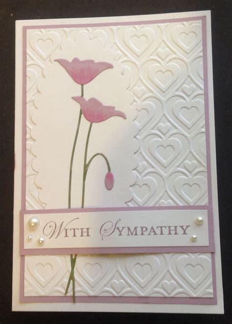 With Sympathy Card Handmade Birthday Cards Greeting Cards Handmade