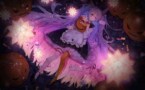 2880x1800 Cute Anime Girl Loli Lying Down Dress Halloween 2020