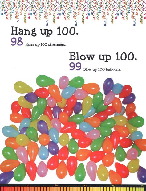 100 ways to celebrate 100 days