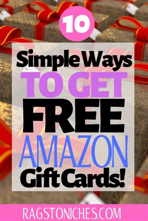 Now if you're stuck with more amazon.com gift card balance than you can use, what can you do with that? 10 simple ways to get FREE Amazon Gift Cards! - RAGS TO NICHE$
