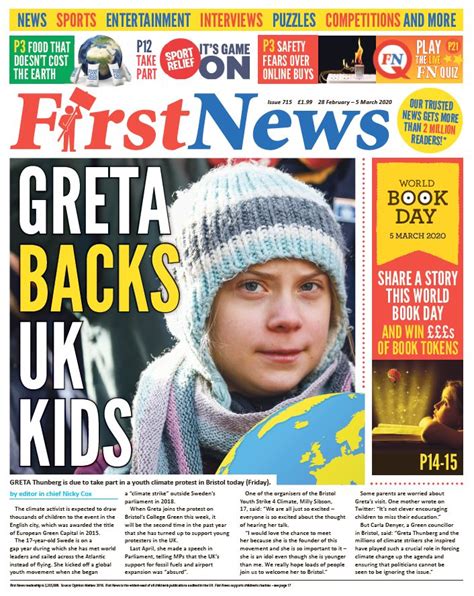 Subscribe To First News Kids Newspaper First News