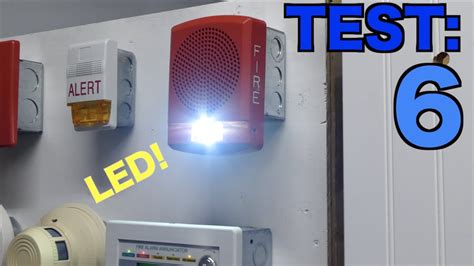 Wheelock And Fire Lite Voice System Test 6 Led Fire Alarms Youtube