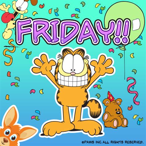 Its Friday Paws Inc Garfield Quotes Garfield