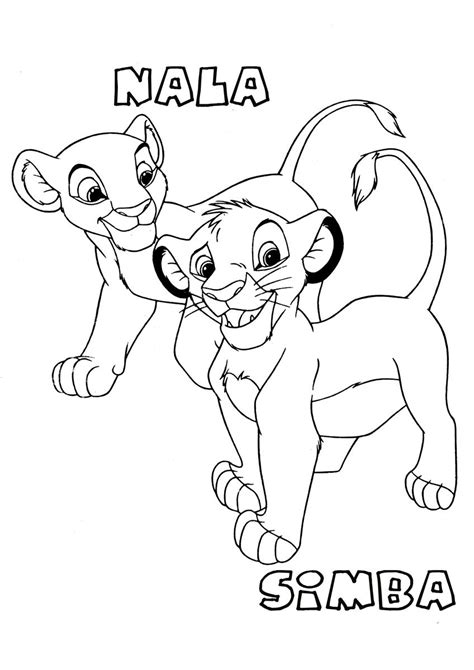 Lion coloring page to print and color. Lion King Coloring Pages - Best Coloring Pages For Kids