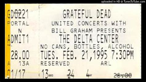 Grateful Dead Salt Lake City Delta Center 22195 Youtube