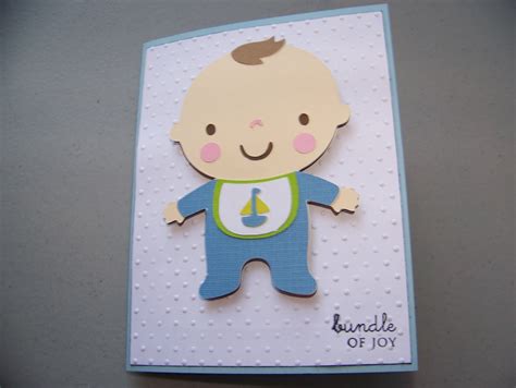 Jen Luvs Cricut Corner Baby Shower Card And Bag