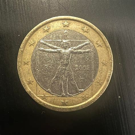 Rare 1 Euro Coin Italy 2002 Rare Finding Unique Etsy