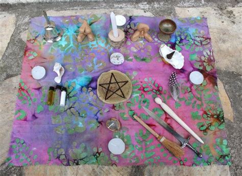 Complete Portable Pagan Altar Kit Duluxe Travel Altar In A Box Small
