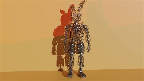 Blenderfnaf Glass Springtrap By Razvanandrei123 On Deviantart