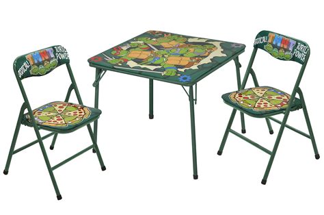 Just the right size, these are perfect for any play room. Kids Folding Activity Table and 3 Chair Play Set Child ...