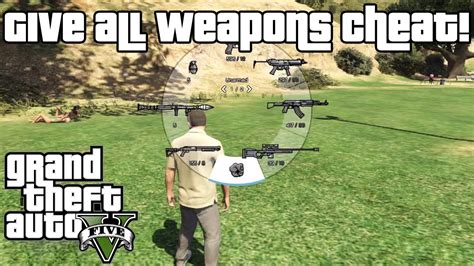 Gta 5 Give All Weapons Cheat Xbox 360 And Ps3 Youtube