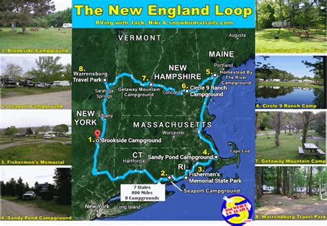 Best Rv Routes An Rv Loop Through All Of The New England States East Coast Travel New