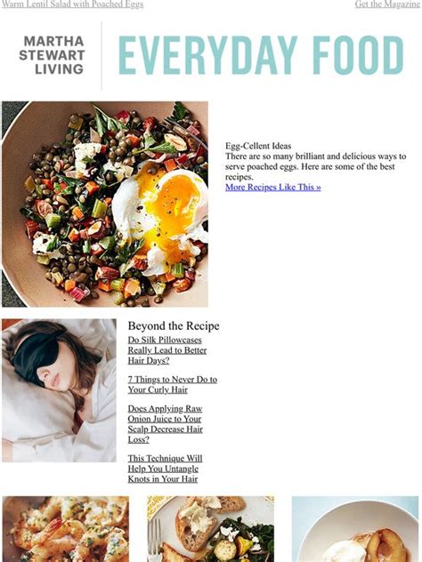 Martha Stewart 15 Poached Egg Recipes Milled