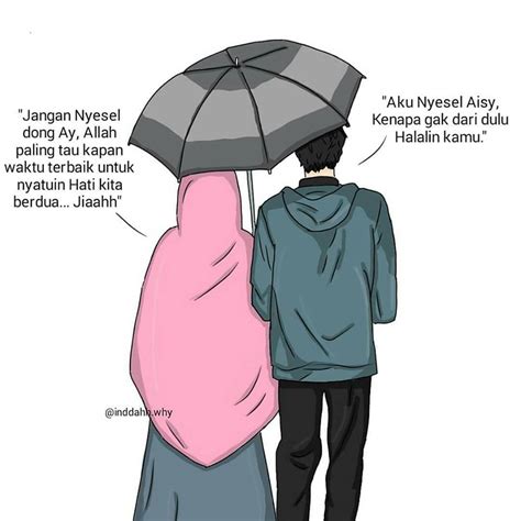Kartun Pasangan Muslim Modern Cloudy Girl Pics