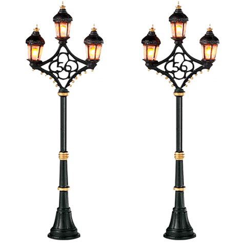 Uptown Street Lights - Village Lighting by Department 56 - EN-809331 - Medieval Collectibles