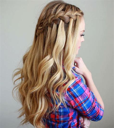 16 waterfall braid hairstyles for your beautiful locks haircuts and hairstyles 2018