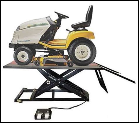 Lawn Mower Lift Table The Garden