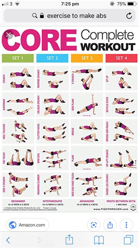 6 Pack Abs Workout Gym Workout Chart Workout Routine For Men Workout