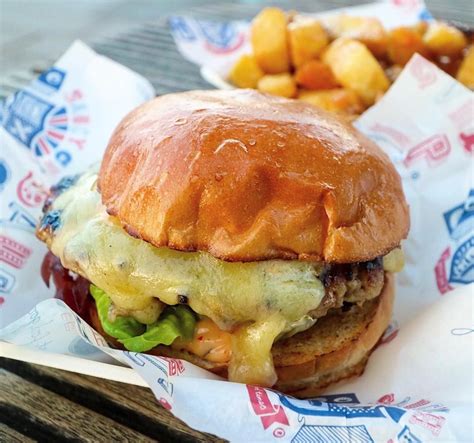 The Saucy Santa Burger From Saucychip At Southbankcentre Winter