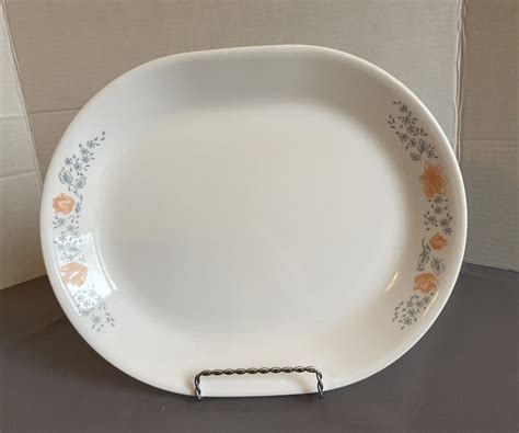 Corelle By Corning Oval Serving Platter In Apricot Grove Pattern In 2022 Platters Corelle