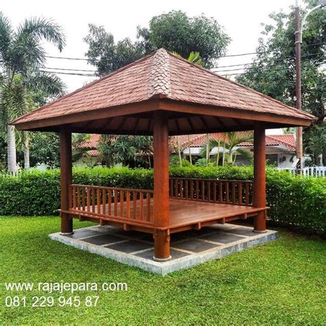 Model Gazebo Taman Minimalis