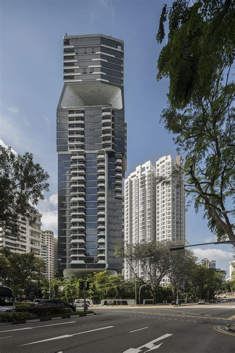 The Scotts Tower In Singapore Unstudio Archello
