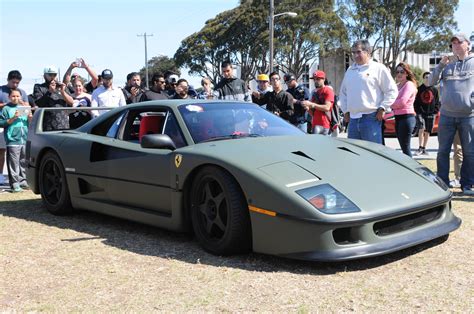 Ferrari since 1947, italian excellence that. 3430x2278 Matte Green Ferrari F40 OC : carporn