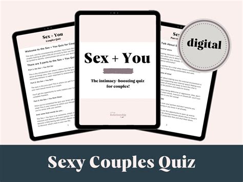 Printable Sex Game Couples Sex Quiz Intimacy Exercises Sex Therapy Sex Worksheet Intimate