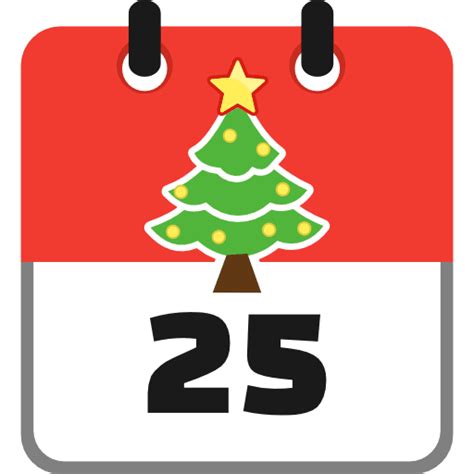 Christmas Day 25 Icon Png And Svg Vector Free Download
