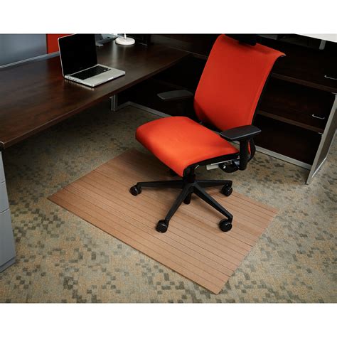 There are alternatives such as bamboo which is. Wildon Home ® Low Pile Bamboo Composite Office Chair Mat ...