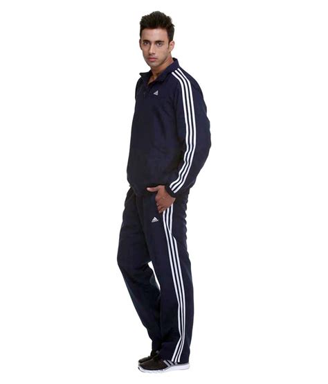 Adidas Navy Polyester Tracksuit For Men Buy Adidas Navy Polyester