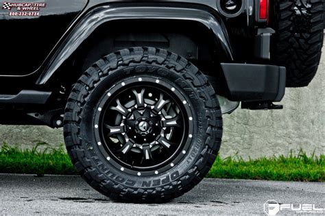 Jeep Wrangler Fuel Krank D517 Wheels Matte Black And Milled