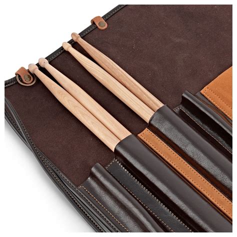 Whd Leather Drum Stick Bag With Canvas Carry Bag Gear4music
