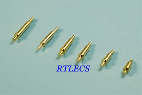 50pcs Spring Loaded Pogo Pin Through Holes Pcb Height 45 5 55 6 65 7