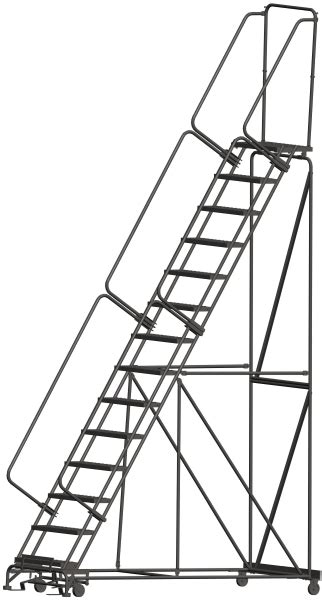 Ballymore 144014p 14 Step Rolling Safety Ladder For Sale Hof Equipment Co