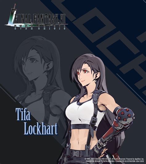 Tifa Lockhart Portrait Art Final Fantasy Vii Ever Crisis Art Gallery