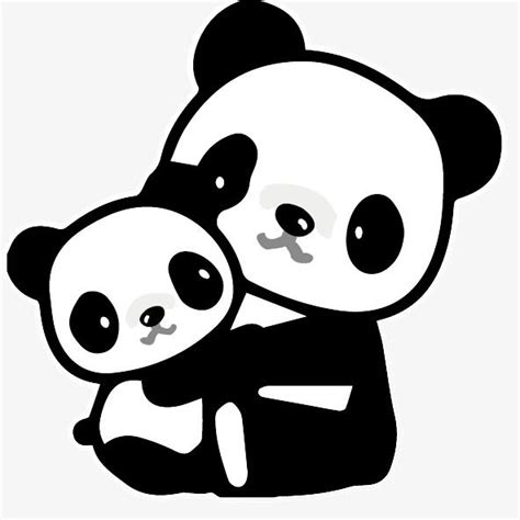 Two Giant Pandas In 2020 Cute Panda Drawing Cute Easy Drawings Cute Panda