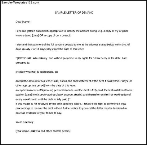 Recovery Letter Sample The Document Template