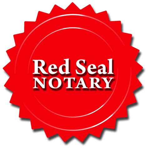 If you cannot find what you are looking for please refer below to the list of services which may be provided elsewhere or the british. Red Seal Notary - Canada's National Notary Public