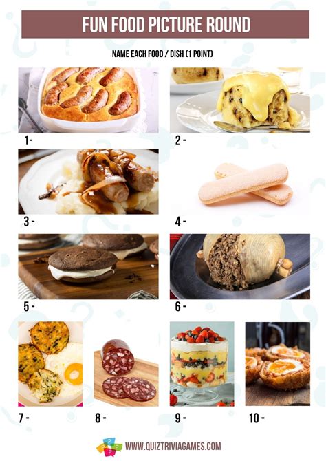 68 Fun Food Quiz Questions And Answers Inc Picture Rounds Quiz