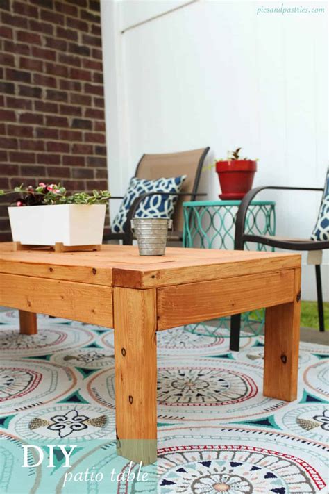 Diy Patio Table Pics And Pastries