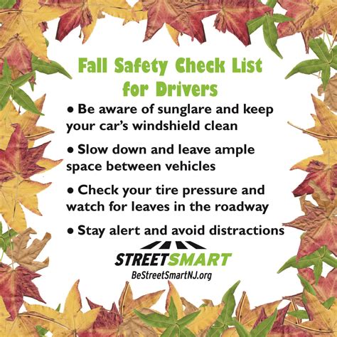 Fall Motorist Safety Tips Happy Fall Pedestrian Safety Reflective Gear