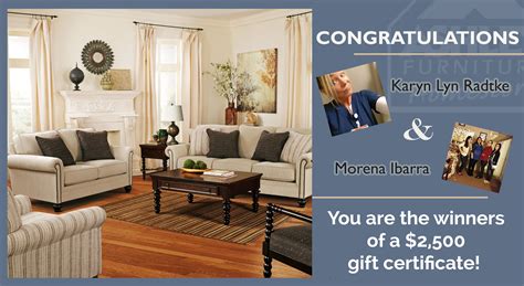 Opened in 1997, the chain comprises over 2000 lo. Congratulations to our two winners of a $2,500 Ashley Furniture Homestore Gift Card! Don't worry ...