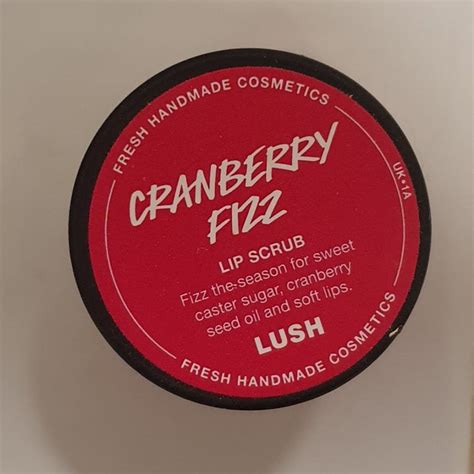 Lush Fresh Handmade Cosmetics Cranberry Frizz Lip Scrub Review Abillion