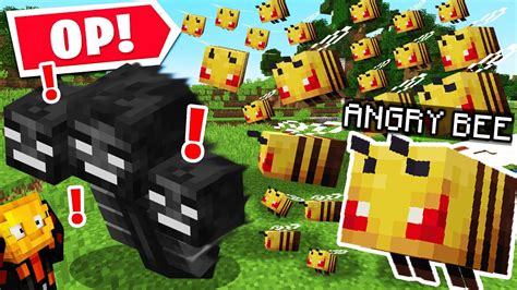 You can easily tell where to make that fold though, by looking at the pattern printed on the bee. SO MINECRAFT BEE ARMIES ARE OVERPOWERED.. - YouTube